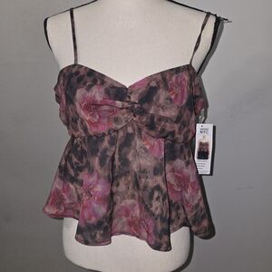 Floral Print Women's Top